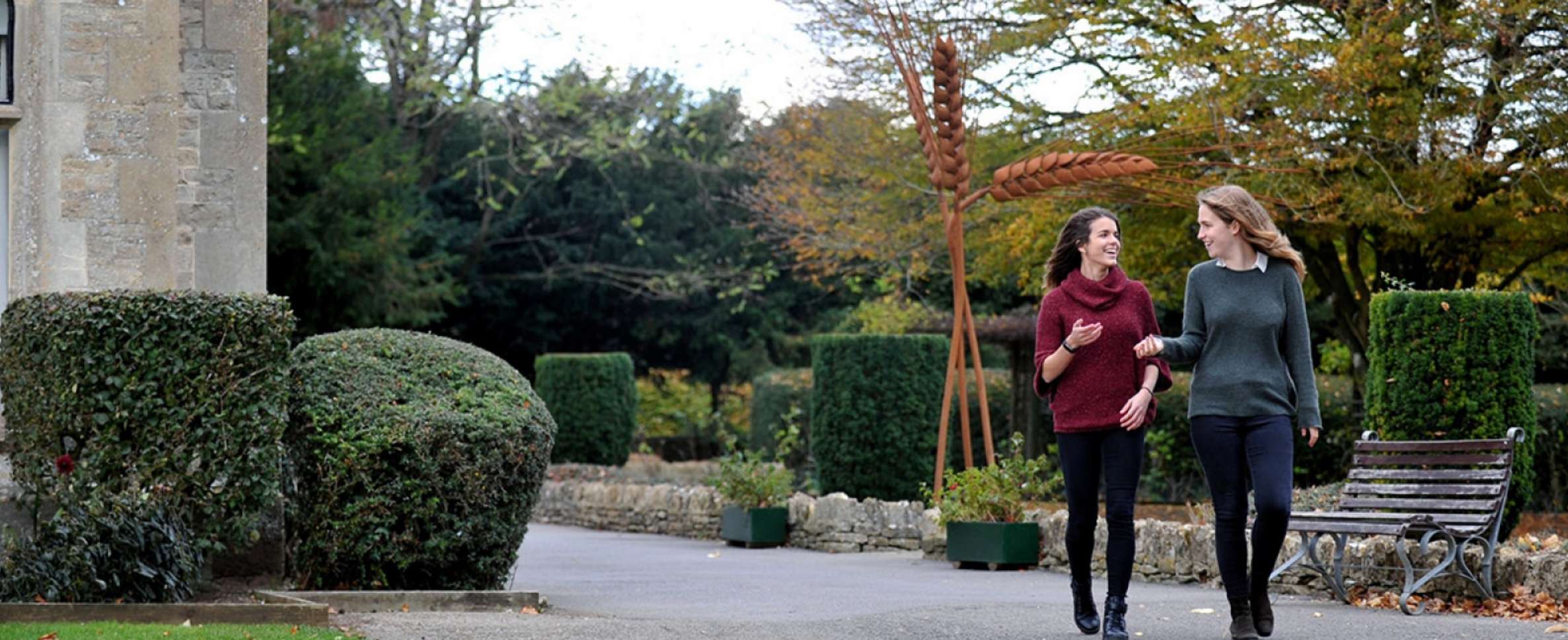 RAU Students Walking on Campus