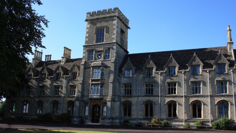 Front of main RAU building