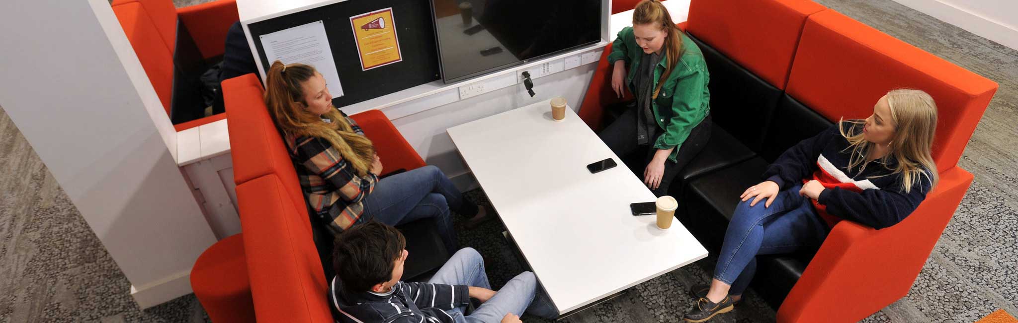 Students talking
