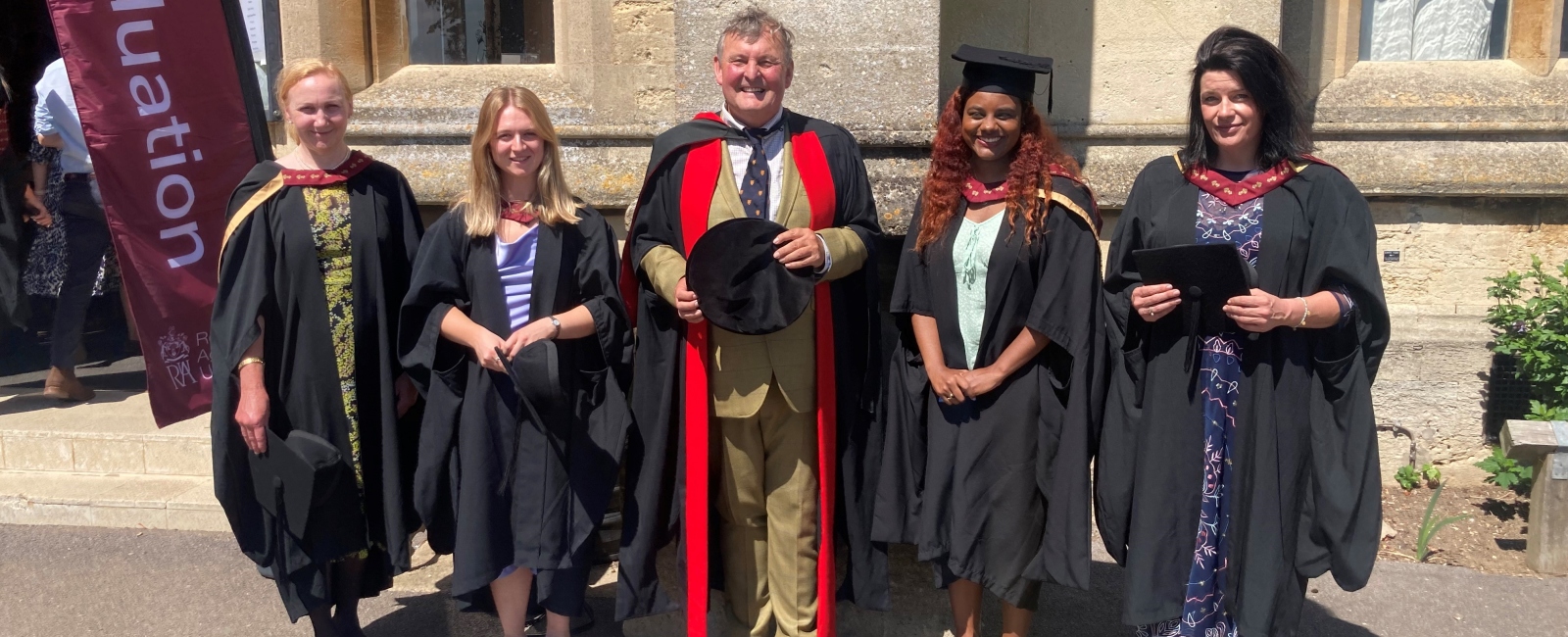 Cultural Heritage Institute graduates at convocation