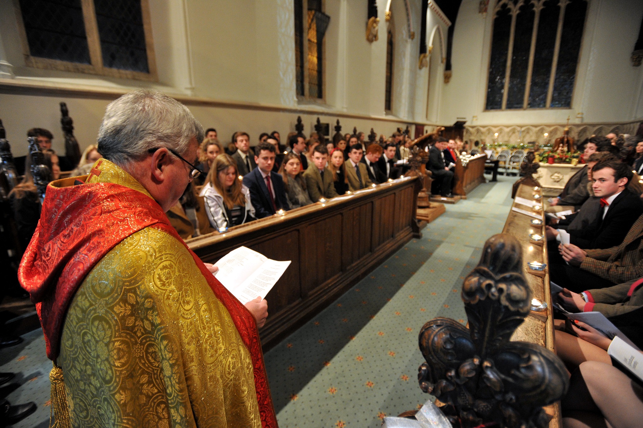 Service in chapel