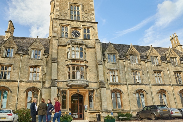 Front of main RAU building