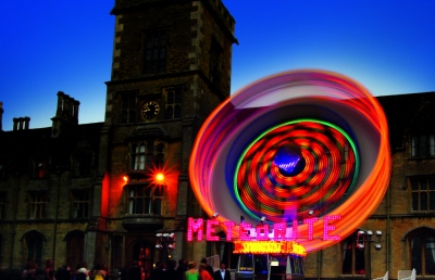 may ball on campus big spinning lights