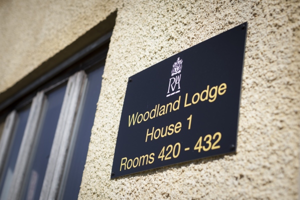 Woodland Lodge house 1 sign