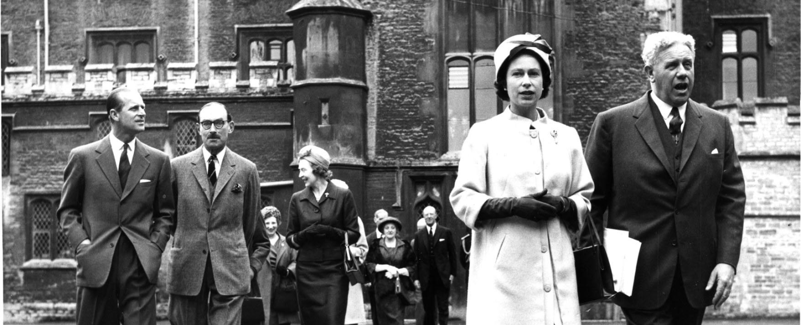Queen Elizabeth II visiting RAU