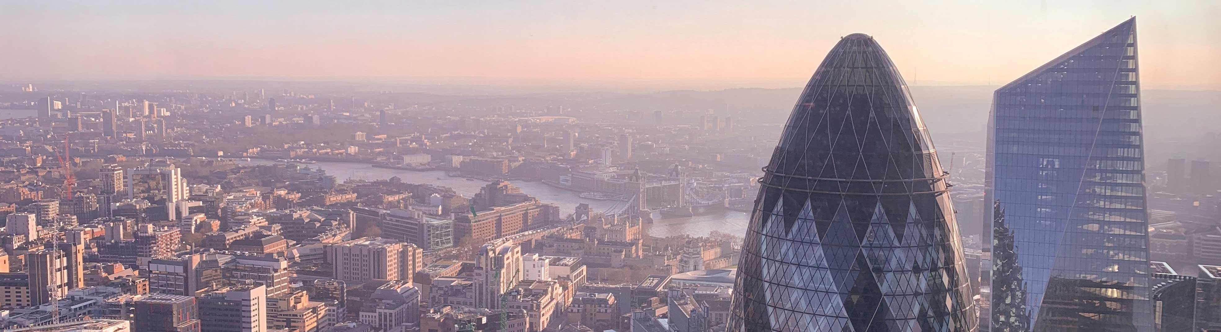 View of London skyline