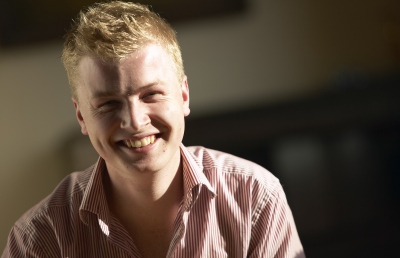 Student smiling