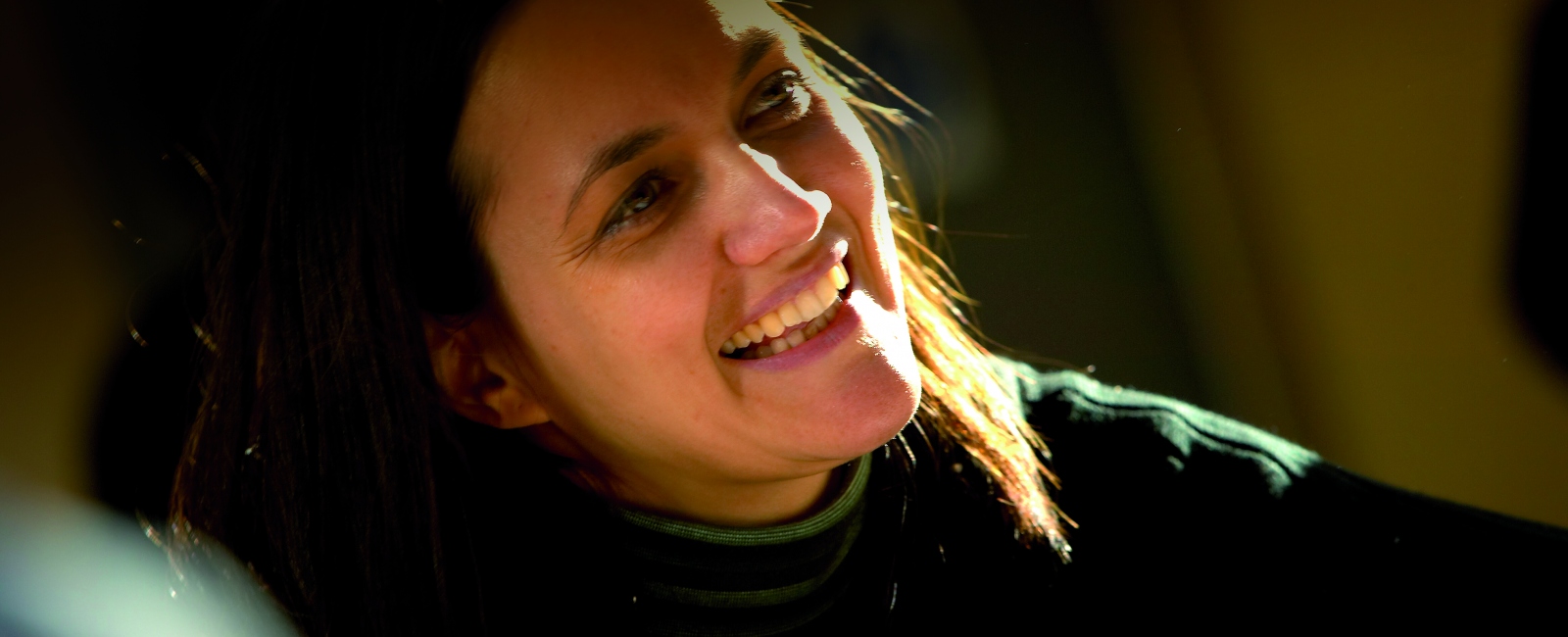 Student smiling