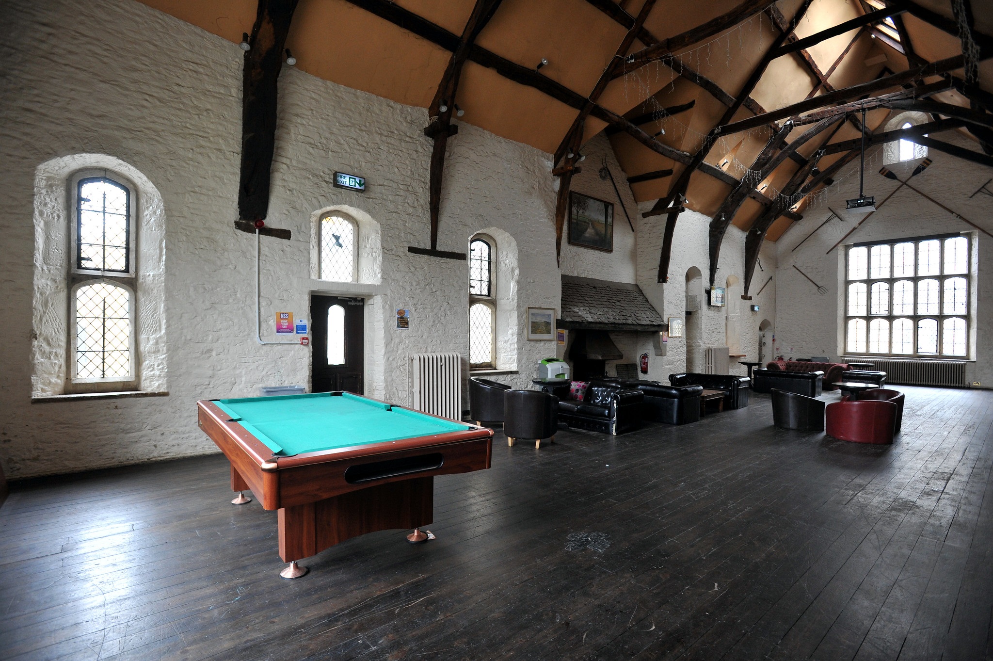 Pool table in Tithe bar