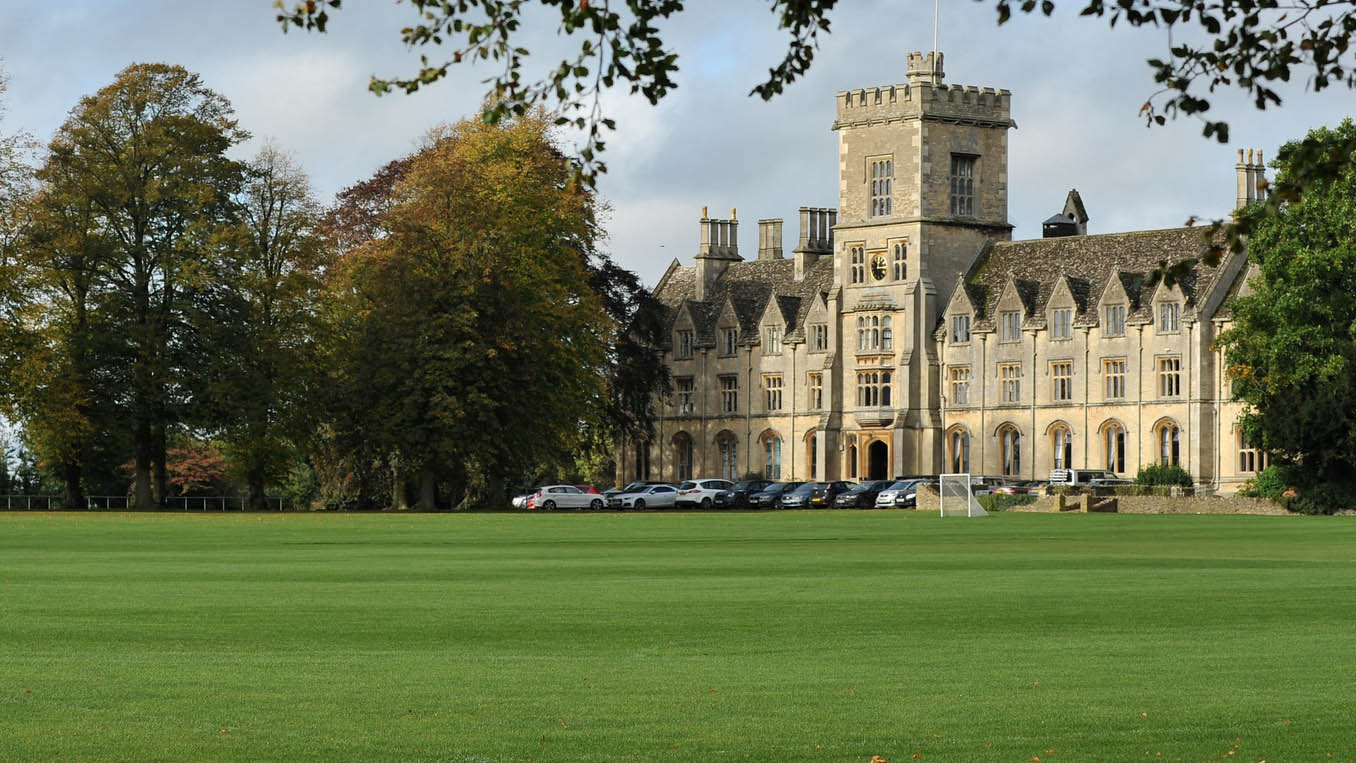 Front of the university