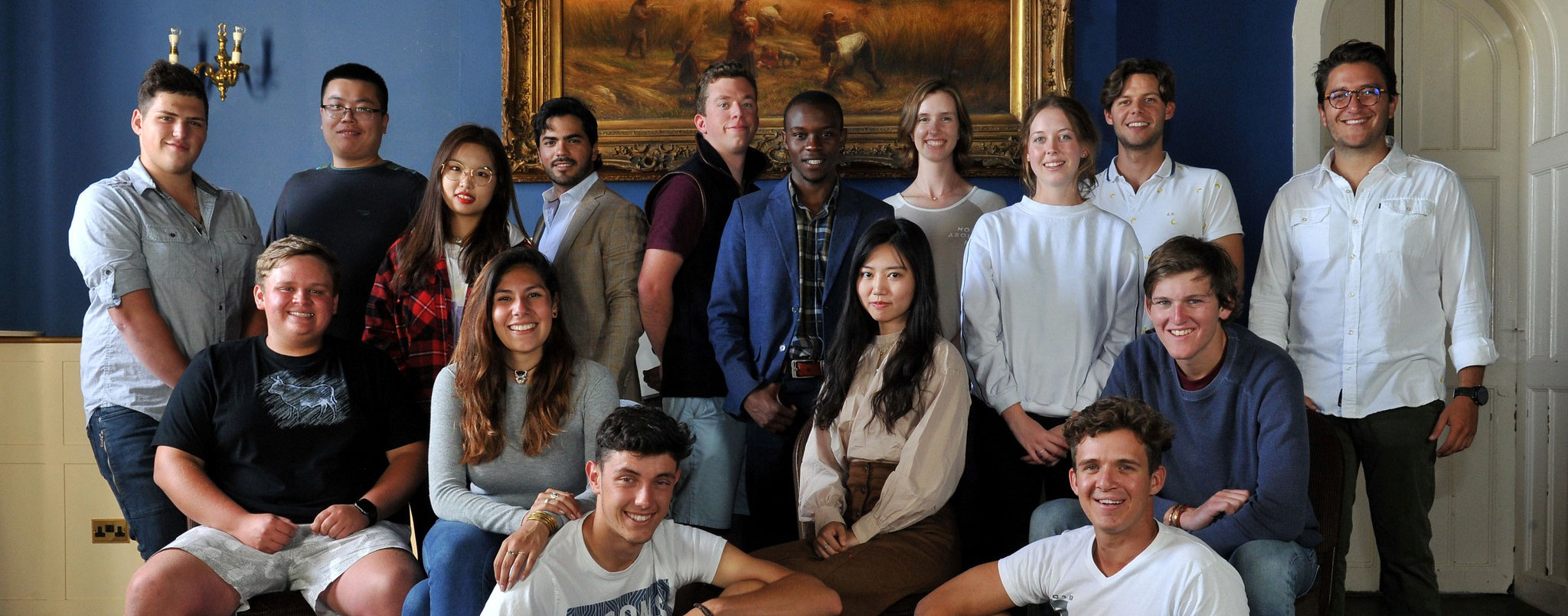 Group of international students