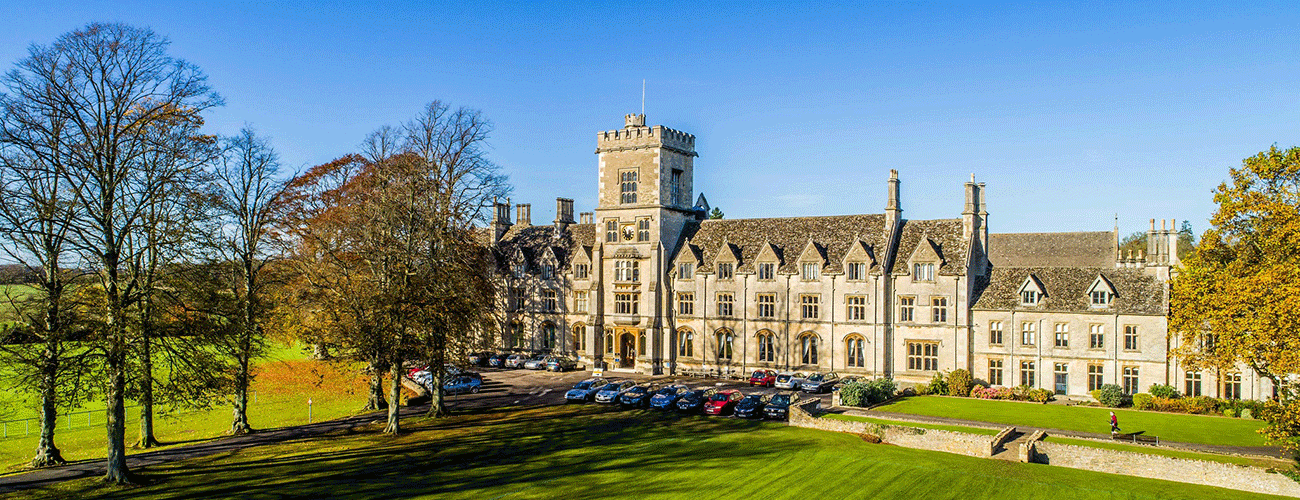 front of the main rau building