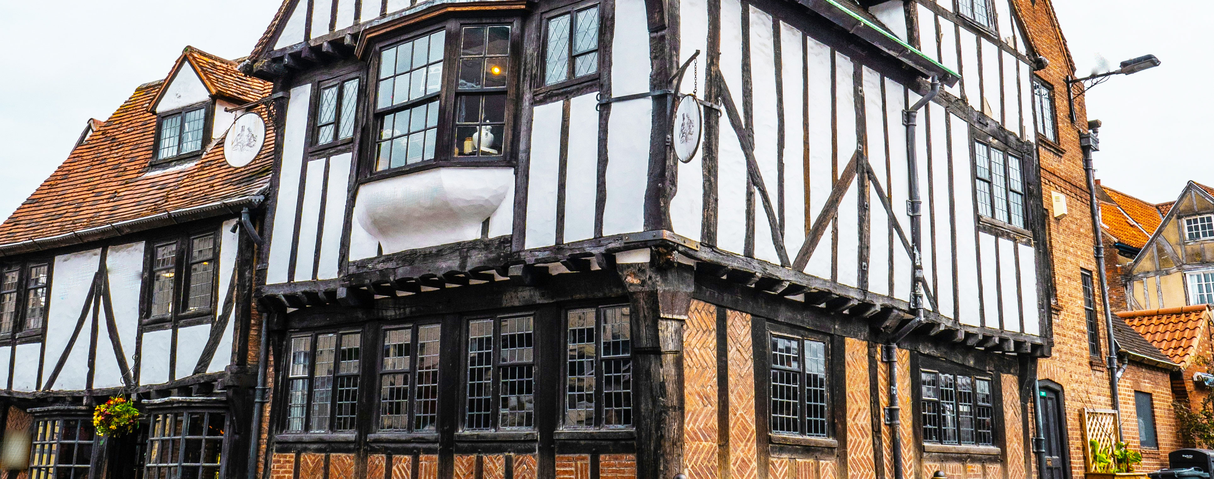 old timbered building