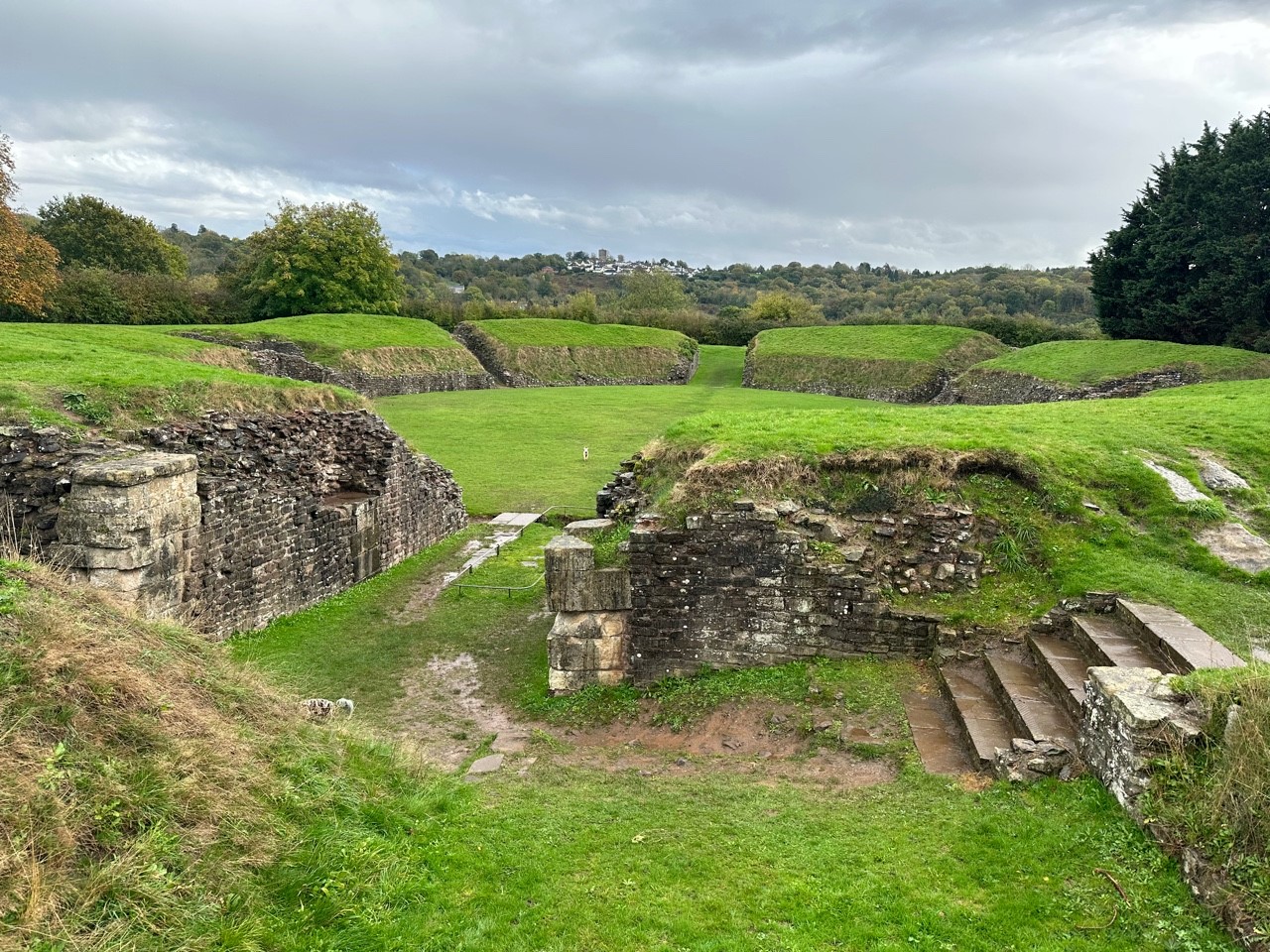 heritage site of grass covered fort
