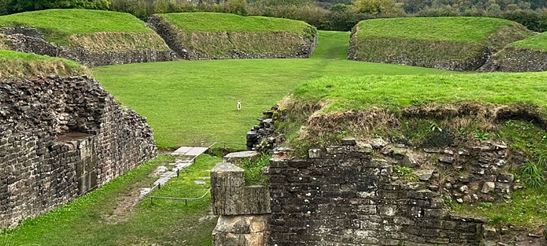 historical fort covered in grass