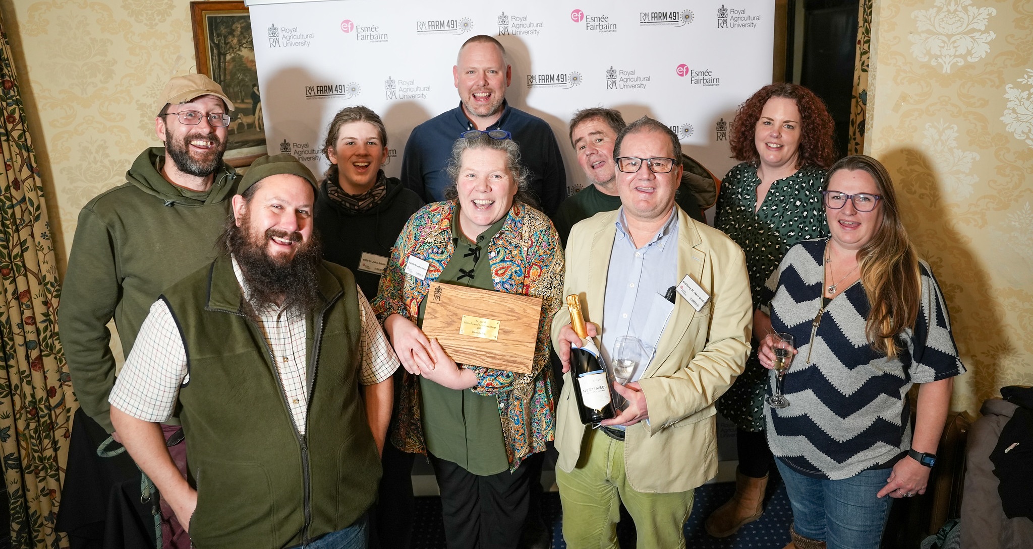 Farm491 Challenge Prize 2025 winners celebrating their win