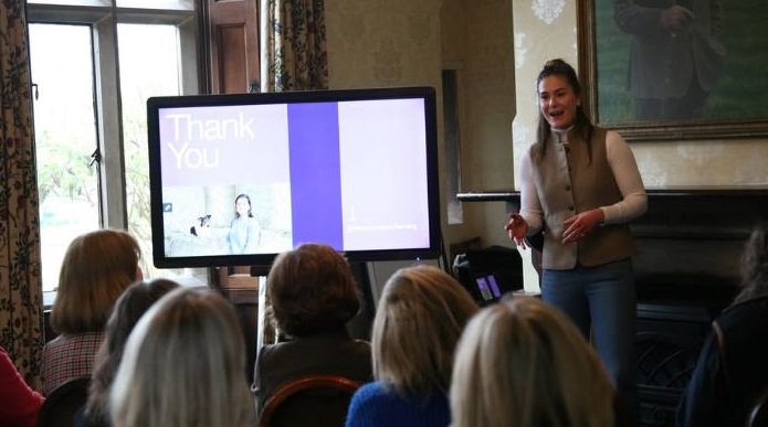 Rebecca Wilson delivers talk for International Women's Day