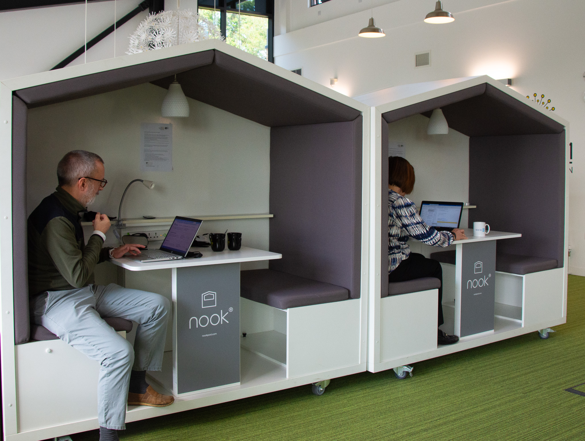 Coworkers at the Alliston Centre