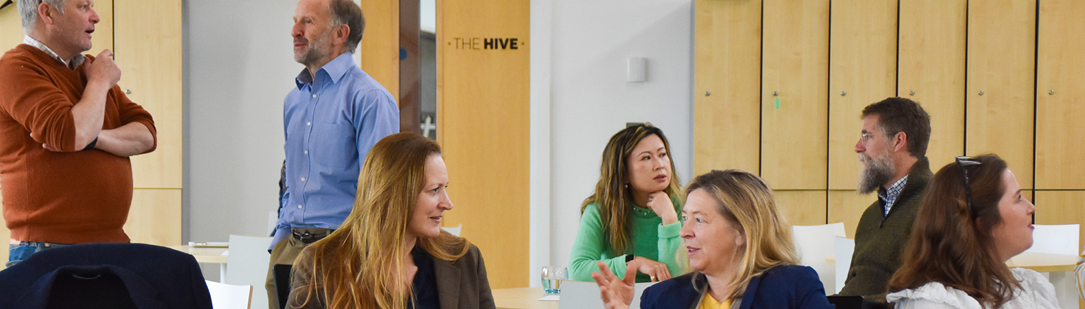 People at a conference