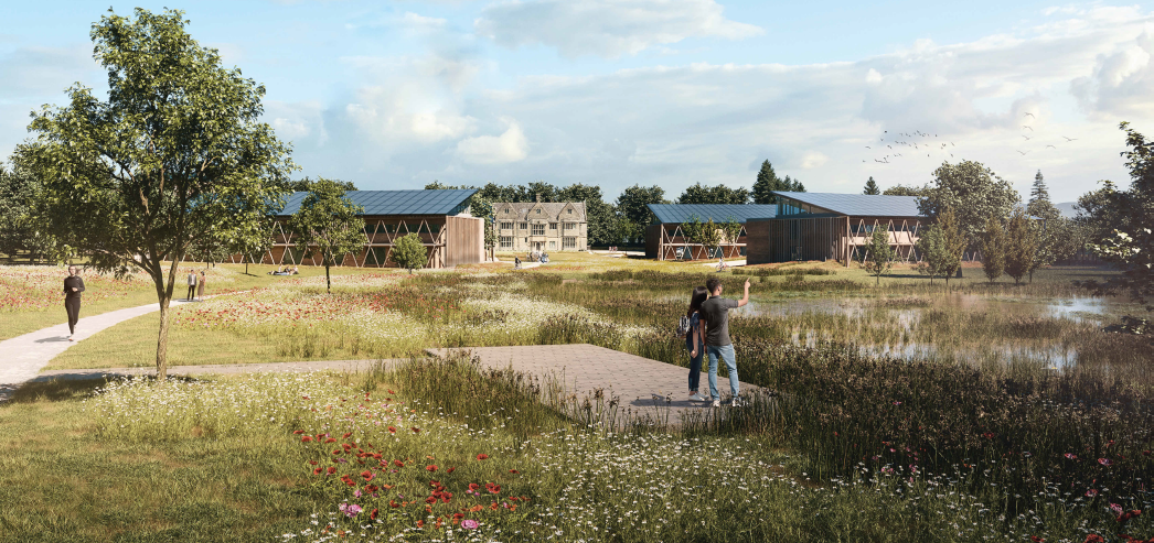Artist's impression of RAU's planned Innovation Village
