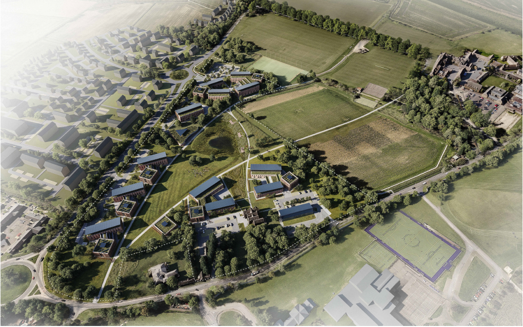 Architect's impression of Innovation Village