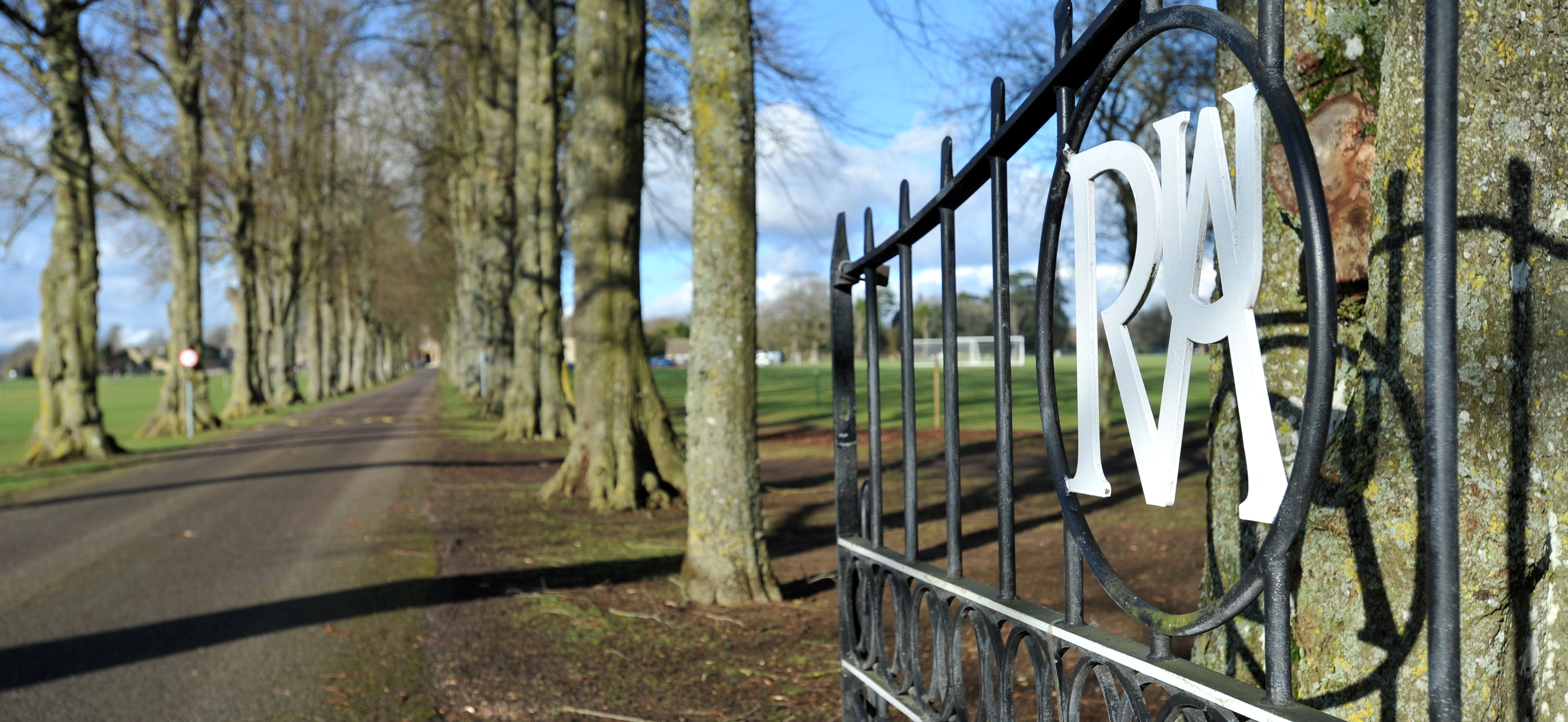 RAU main gate and drive