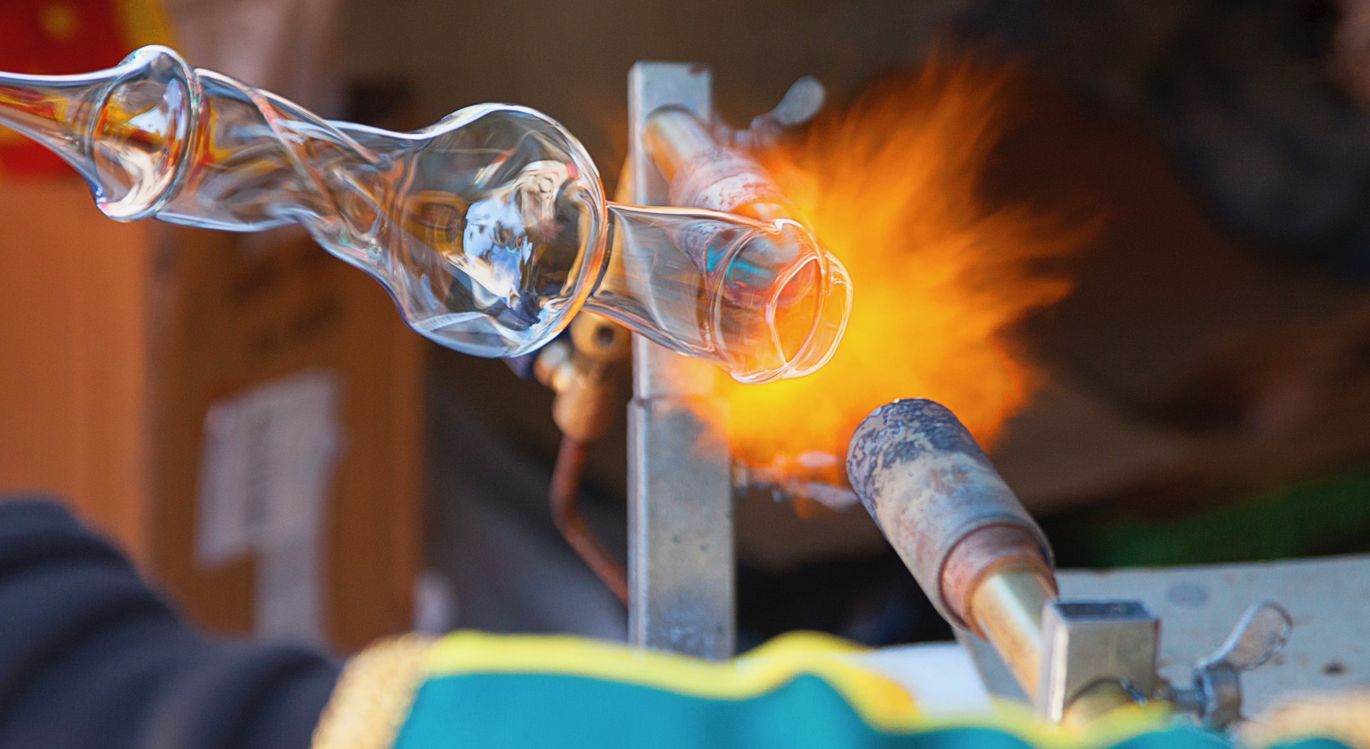 Glass blowing
