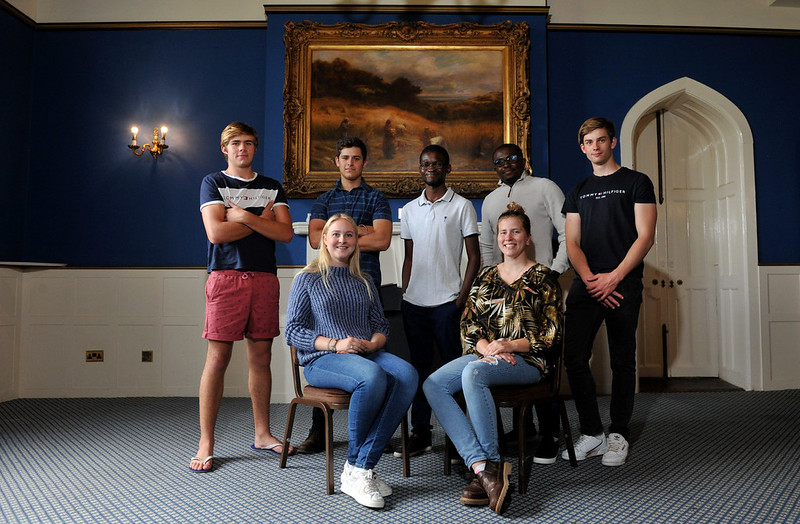 Group of international students