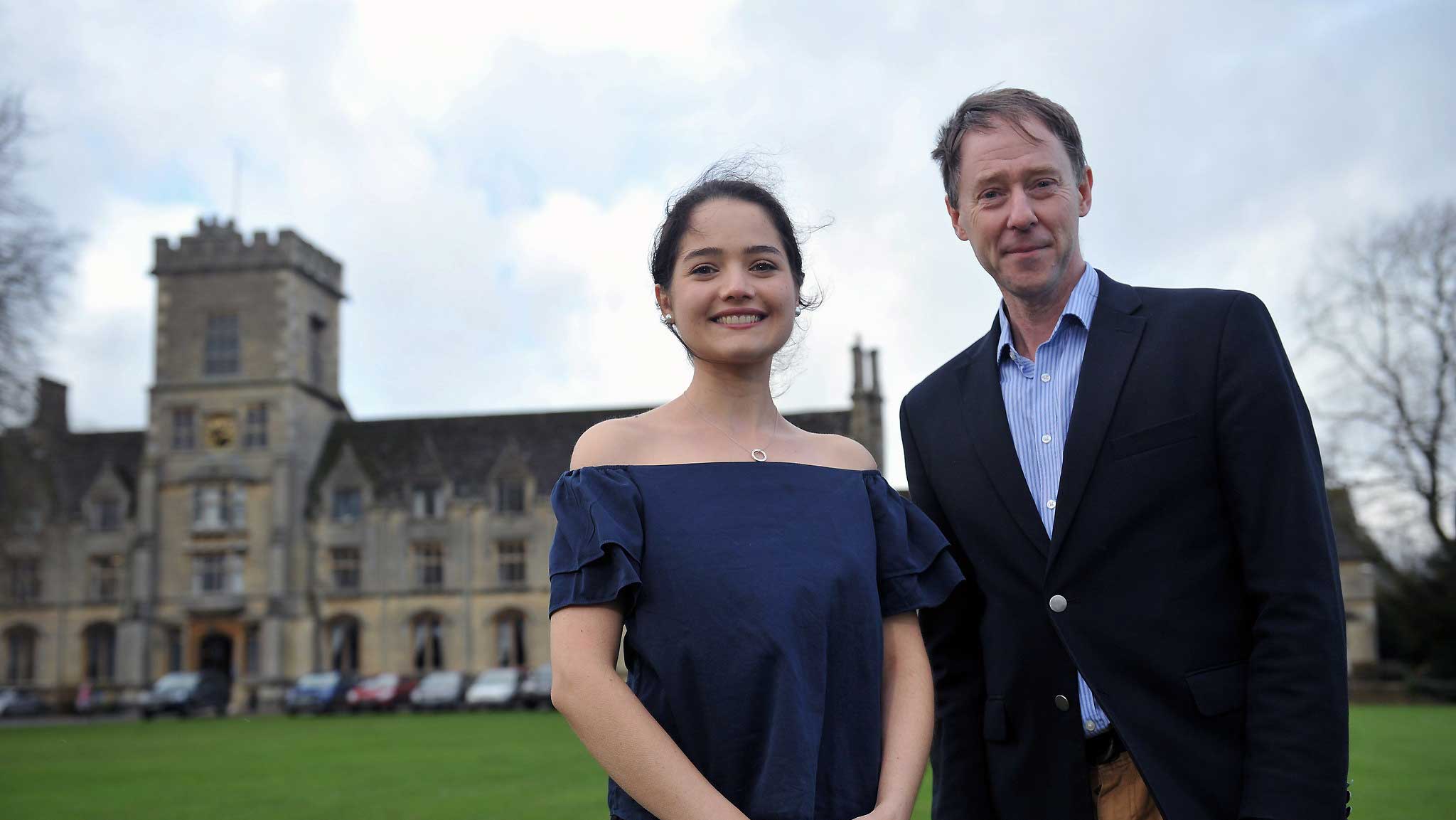 RAU student Emily Tal and Jonathan Taylor of STITA (taken Feb 2020)