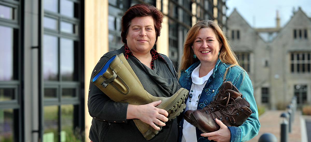 Fiona Galbraith and Wendy Faux