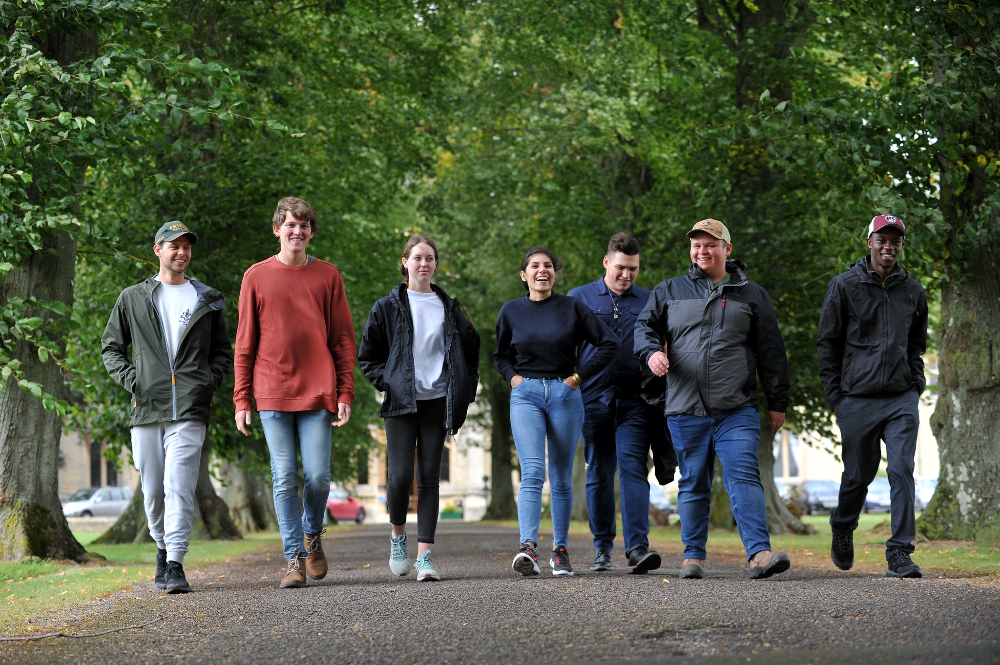 Group of international students