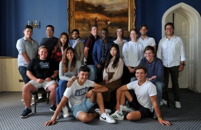Group of international students