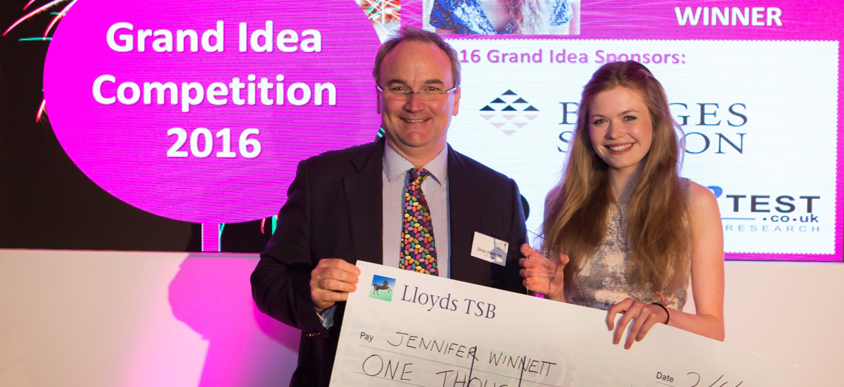 RAU Grand Idea winner 2016 - Jen Winnett