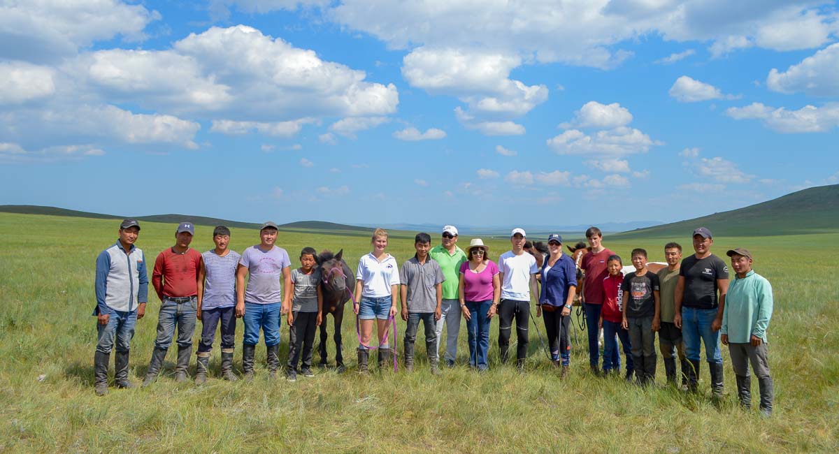 Lucy Allen in Mongolia