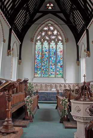 Inside rau chapel