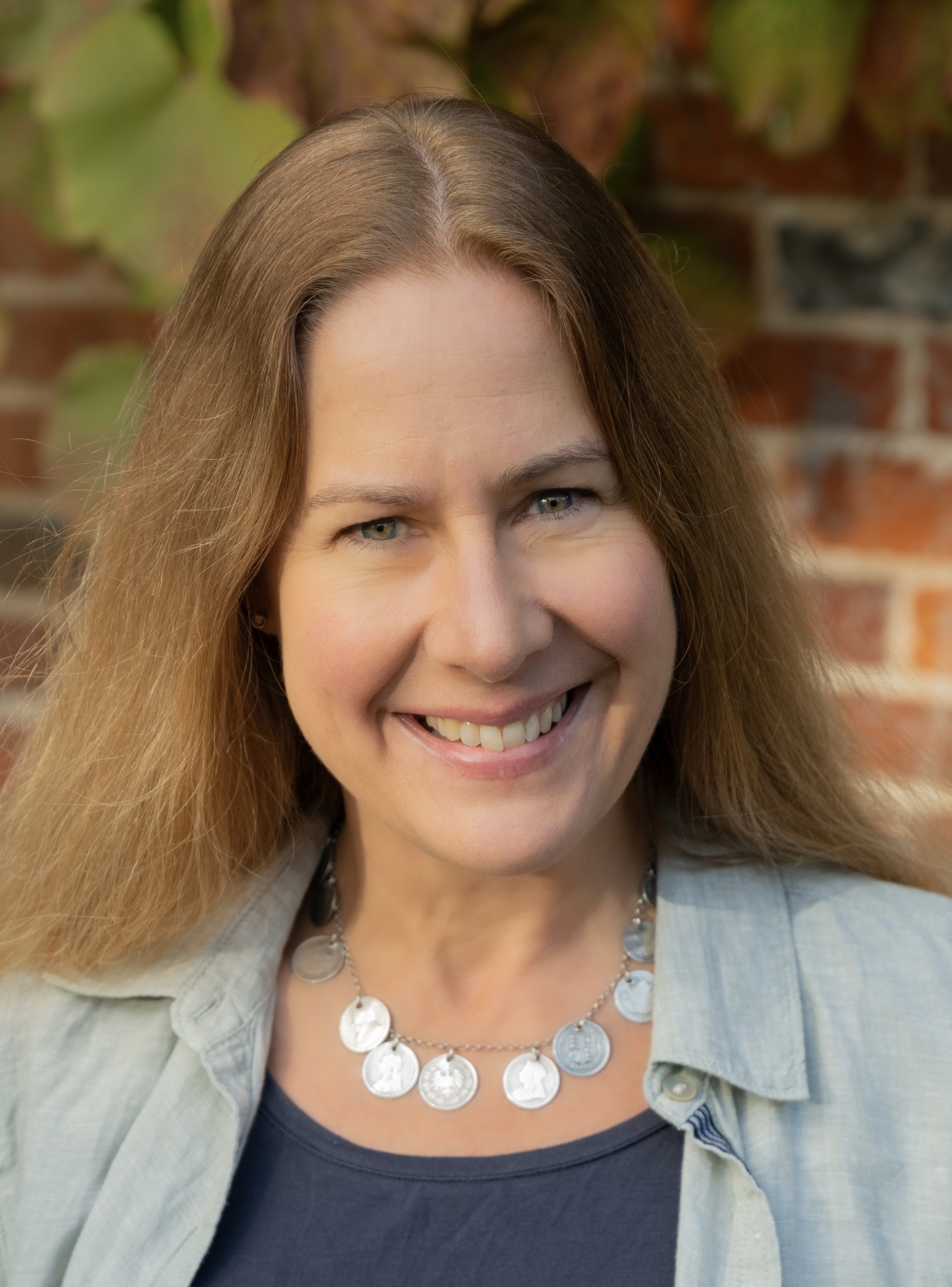 Portrait of woman with long hair
