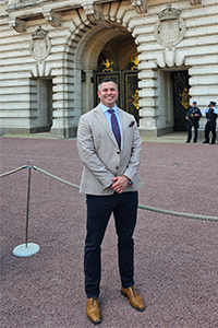 Ryan Hanson at Buckingham Palace