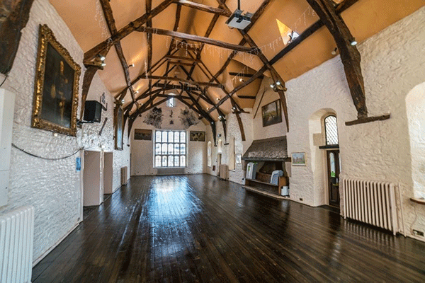 Inside the Tithe Barn