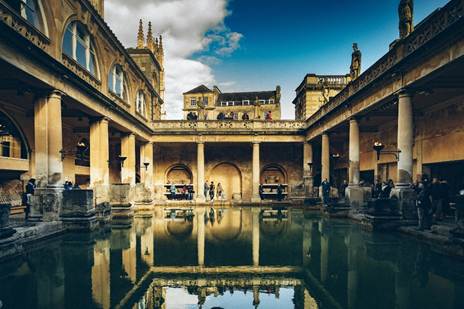 Roman baths in Bath