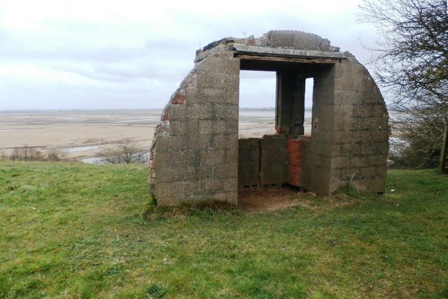 Image of Look-out post at Alkborough Flats, Humber valley, UK