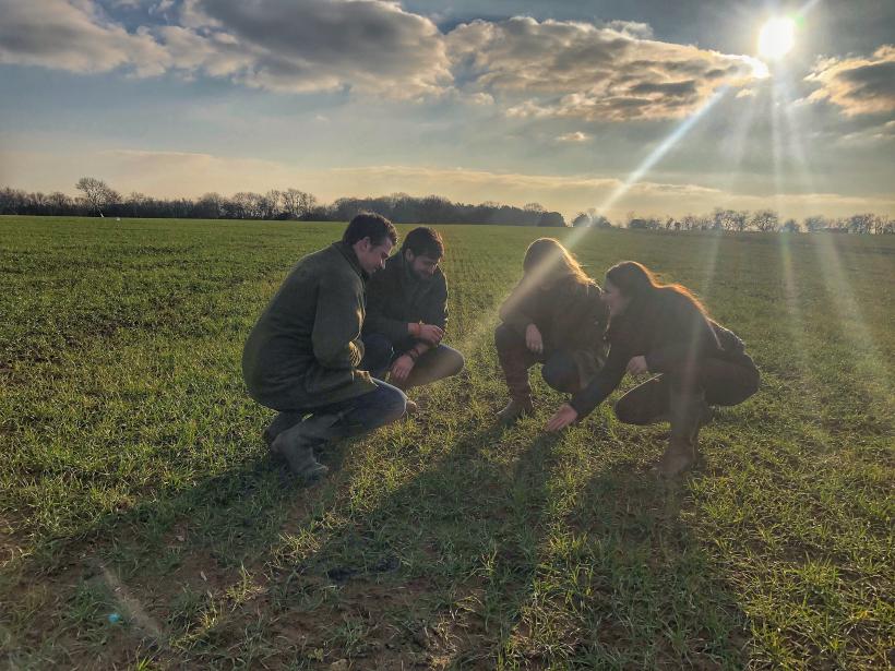 Winners of Cereals Challenge 2018 - Tania Coxon, Charlotte Pritchard, James Waddington and Oliver Carrick with Dr. Nicola Cannon