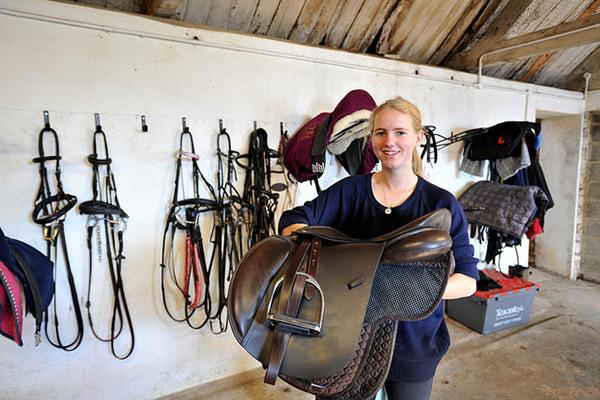 Rider in Fossehill's tackroom