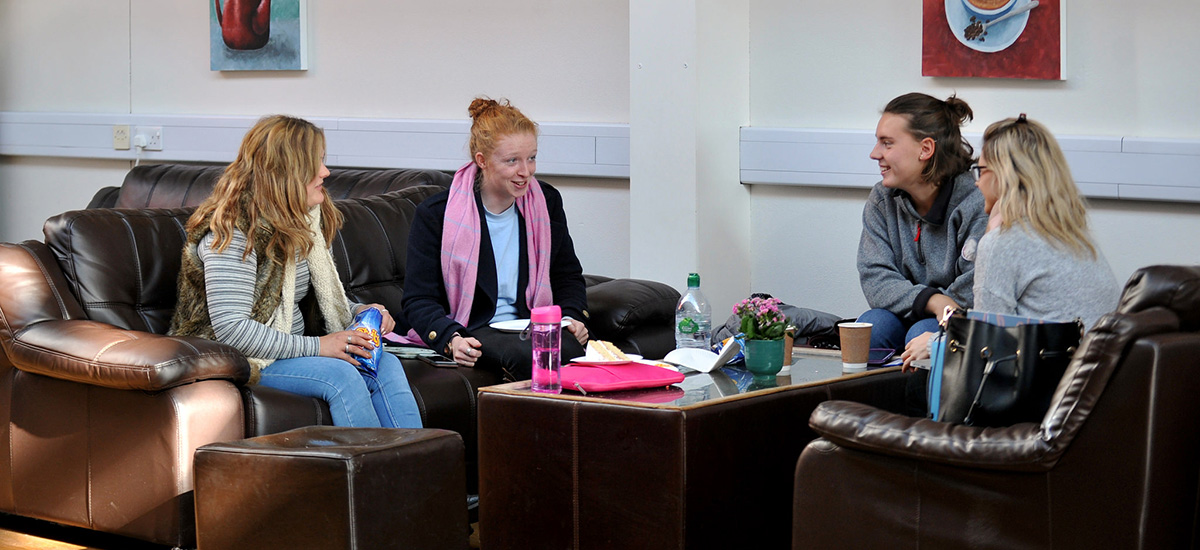 Group of students chatting