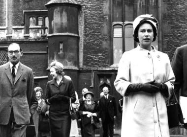 Queen Elizabeth II visiting RAU