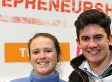 Two enterprise students