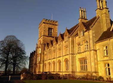 front of rau main building