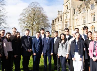 Students and staff from IAU in Tashkent