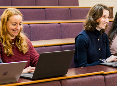 Students in a lecture