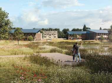 Artist's impression of RAU's planned Innovation Village