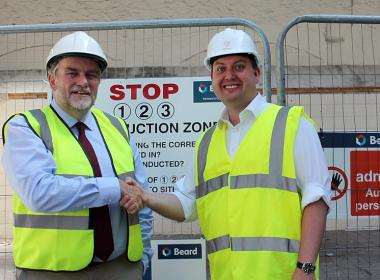 Dr Geraint Coles and Cllr Dale Heenan